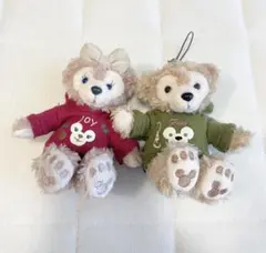 ダッフィー＆シェリーメイ ストラップ ディズニーシー 10周年 2個セット ダッフィー シェリーメイ ぬいぐるみストラップ ディズニーシー