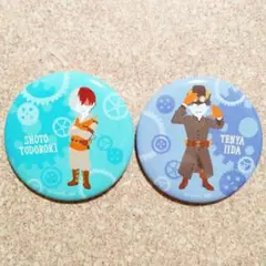 ヒロアカ ゆるパレット 缶バッジ スチームパンクVer. 轟焦凍 飯田天哉