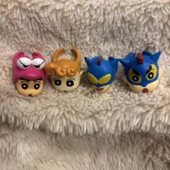 クレヨンしんちゃん ガチャガチャ 指輪 カプセルトイ 4個セット
