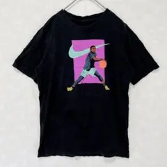 NIKE ナイキ Tシャツ 半袖 メンズ XL 黒 バスケ 古着 キッズ 160のサムネイル