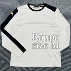 Kappa crociera 長袖カットソー グレーホワイト M アシメデザインのサムネイル