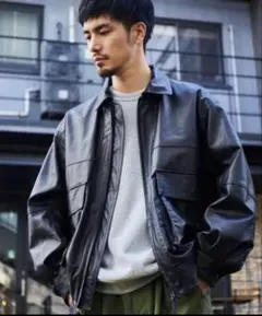 FREAK'S STORE フェイクレザーブルゾン Mサイズ