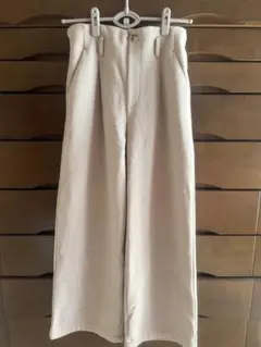 美品起毛ワイドパンツ