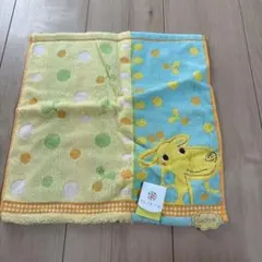 カラフルな動物刺繍タオルハンカチ