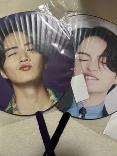 【美品】timelesz 菊池風磨 うちわセット