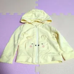 BabyGAP ベビー パーカー 6-12ヶ月 イエロー くま 上着 70