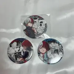 轟焦凍 原作 缶バッジ 3点セット