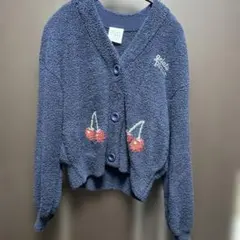 美品】ジェラートピケ ラメフェザーカーディガン＆ショートパンツ 2点