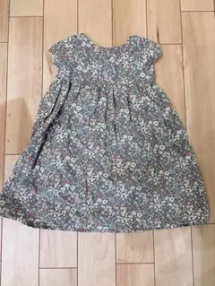 PAIR MANON 花柄ワンピース 90cm 黒　ブラックのサムネイル