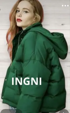 INGNI グリーン　ナイロンジャケット