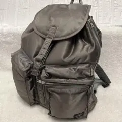【廃盤希少カラー・美品】PORTER ポータータンカー リュック シルバーグレー