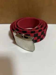 チェッカーフラッグ柄 ガチャベルトのサムネイル