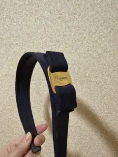 Salvatore Ferragamo カチューシャ ネイビー ゴールド