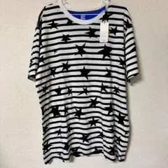 ◆完売品・新品タグ付き◆グラニフ スター ボーダー Tシャツ L