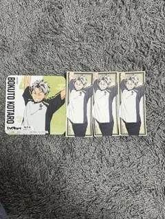 ハイキュー 木兎光太郎 極楽湯 コースター ステッカー