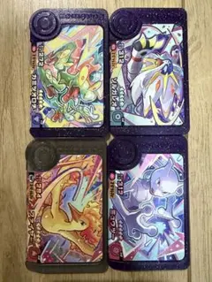 ポケモンフレンダ　ソルガレオ、カミツオロチ、ファイヤー、ミュウツー