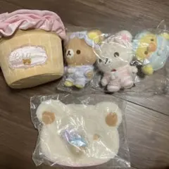 リラックマ パジャマパーティーぬいぐるみセット