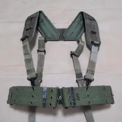 アメリカ陸軍M67装備 ナイロン ベルト/サスペンダ― 実物放出良品のサムネイル
