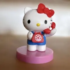 ハローキティコラボレーションチョコエッグ　ダイヤル電話