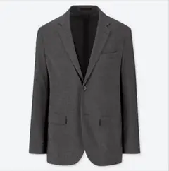 美品 ユニクロ 感動ジャケット 感動パンツ セットアップ ダークグレー L