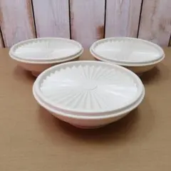 タッパーウェア　オールド　デコレーター　サラダボウル　3個セット　ビンテージ
