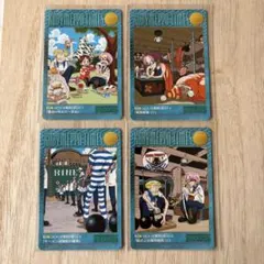 【希少】ワンピース カードダス ビジュアルアドベンチャー 尾田栄一郎4枚セット①