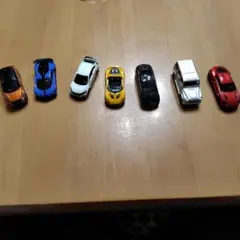 トミカ7台セット アストン ベンツ(2台) 日産 ブガッティ ロータス ホンダ