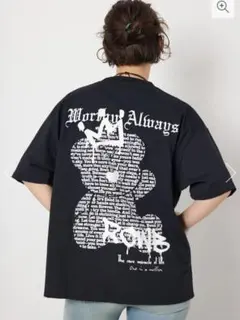 ロデオクラウンズ Font Bear Ｔシャツ BLACK ユニセックスのサムネイル