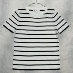 ロペピクニック　ボーダー　半袖 ニット トップス