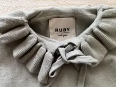 RUBY AND YOU セーター RUBY AND YOU（ルビーアンドユー）の「ノルディックニットジップブル