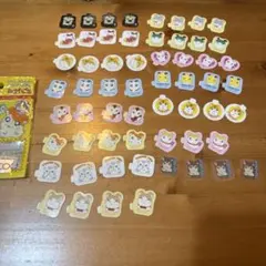 平成レトロ 当時物 ハムちゃんシール フレークシール ハムスター
