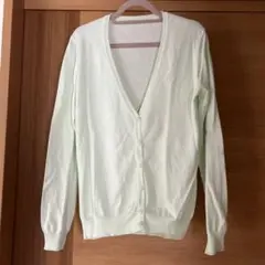 UNIQLO ＶネックカーディガンMライトグリーン