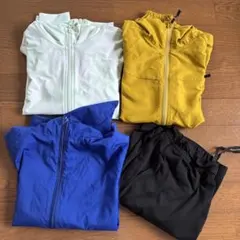 150 男の子　4点セット　UNIQLO ワークマン　アウター　パーカー