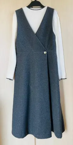 ANY SIS(エニィスィス) ジャンパースカート×ニットセット Mサイズ