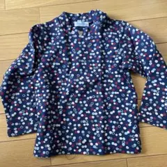 familiar ドット柄 長袖シャツ