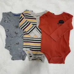 babyGAP長袖ロンパース 3枚セット 80cm