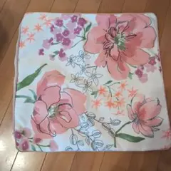 NITORI 花柄 クッションカバー 45x45cm
