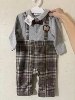 【新品未使用】SLAP SLIP チェック柄ロンパース