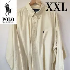 90’s Ralph Lauren BLAIRE XXL 長袖シャツ クリーム