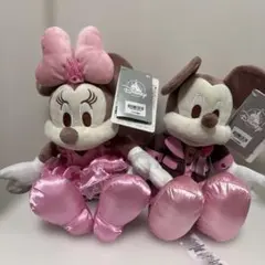 新品未使用　バレンタイン2023 ミッキー＆ミニー ぬいぐるみセット