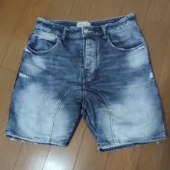 I*z様 ZARAザラ　デニム　ショーツ　ハーフパンツ　ストレッチのサムネイル