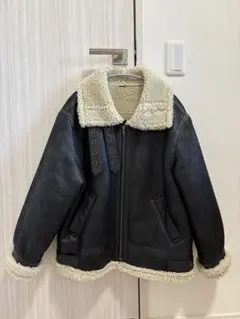 Ungrid フェイクムートンボアブルゾン　Sサイズ