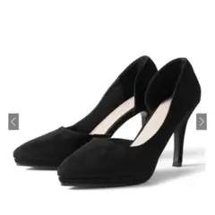 低反発サイドオープンスエードパンプス GRL gd861a