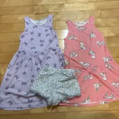 H&M ノースリーブワンピース セット　apres les cours パンツ
