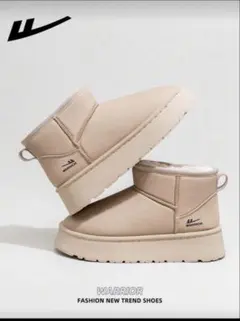 WARRIOR レディース ウォームスノーブーツ チューブデザイン、冬用靴