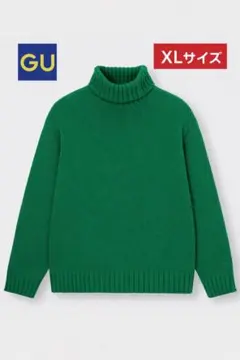 GU / ローゲージタートルネックセーター(長袖)