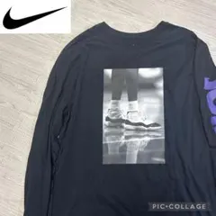 NIKE ナイキJORDAN 11フォトプリント長袖カットソー XL 黒