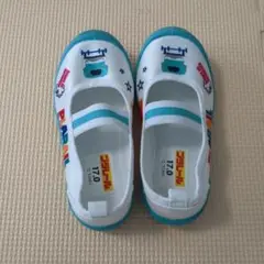 プラレール　上履き　17.0cm