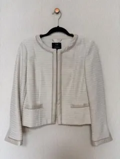 ほぼ未使用品　23区　セットアップ　ホワイトベージュ　サイズ上40/下38