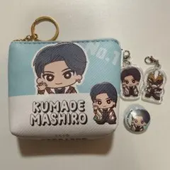 ベアックマ カードホルダー付きふわふわ刺繍ポーチ ゴジュウジャー